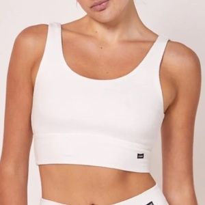 NWT Le Buns Harlow White Bra